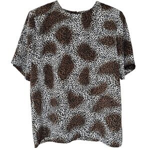 EUC BORA Wild Pattern Short Sleeve Shirt